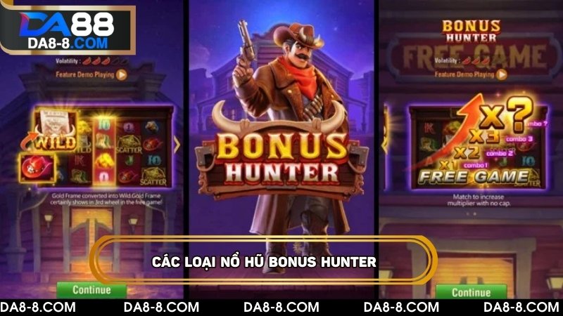 Tổng hợp quay hũ bonus hunter đình đám